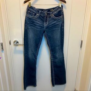 SILVER Aiko Design Jeans Denim Sz 31x33 Boot Cut
